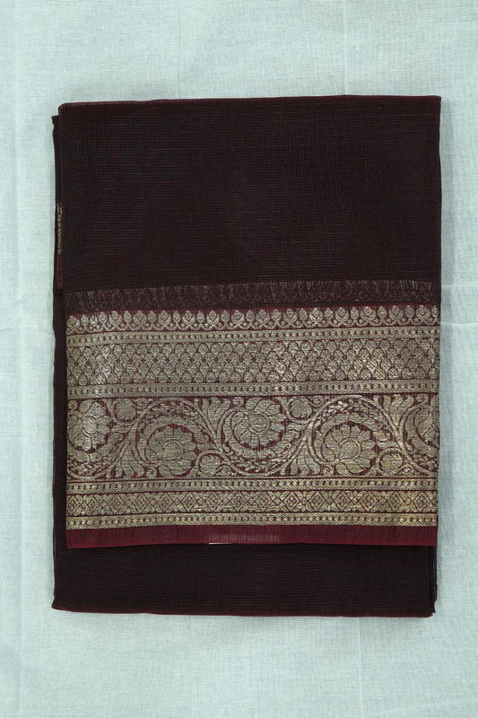 Mixed Paper Silk Cotton Saree – (#0006)