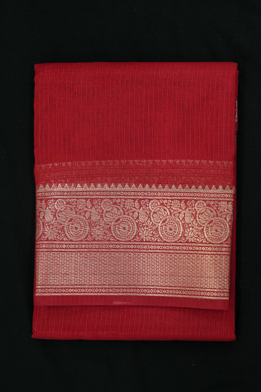 Mixed Paper Silk Cotton Saree – (#0002)
