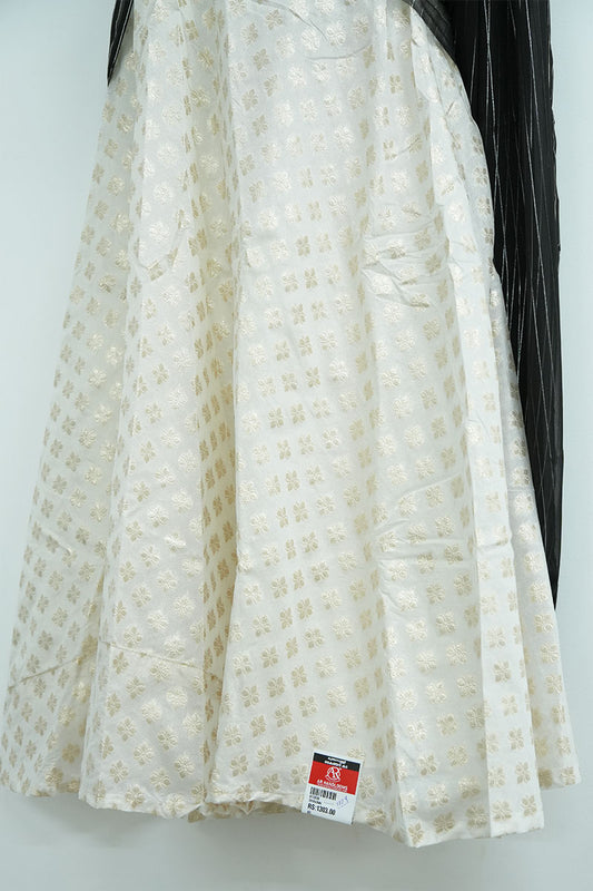 Chiffon Dhavani Set - Black (01)